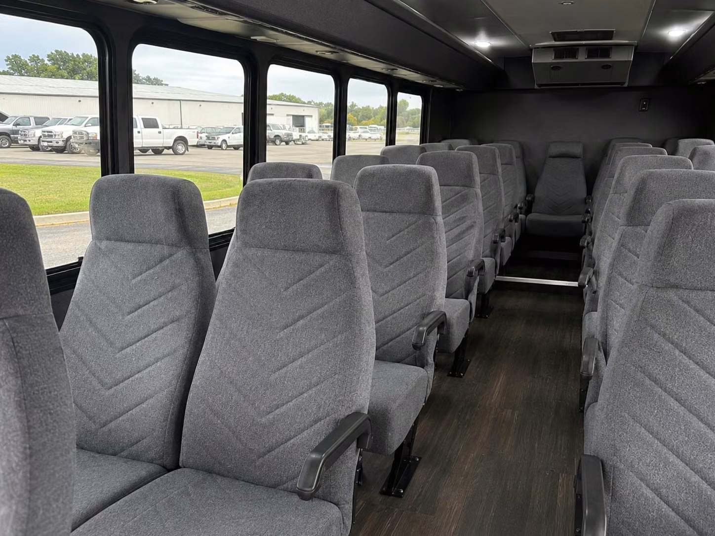 15 passenger minibus interior