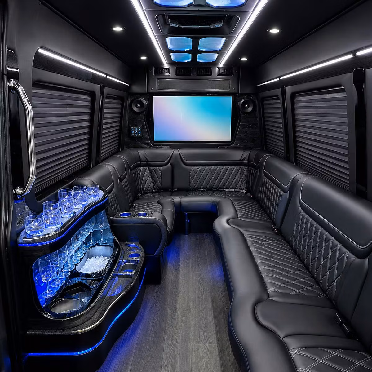party bus interior