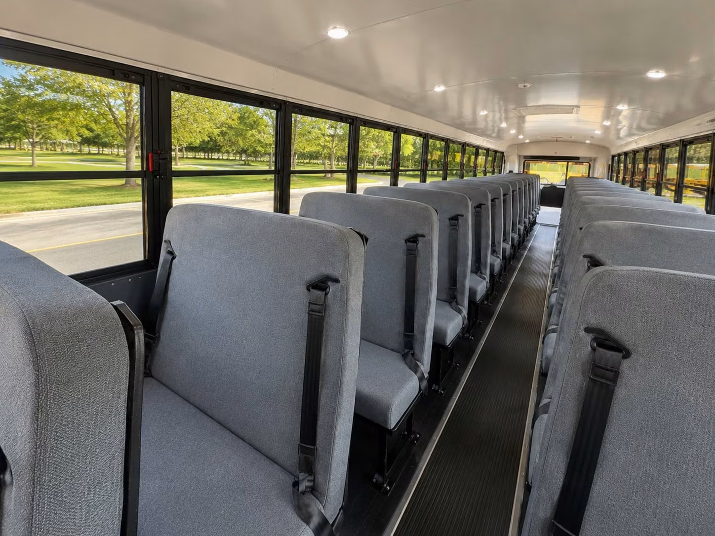 school bus interior